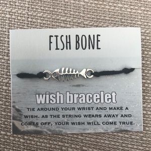 Fish Bone cotton cord bracelet